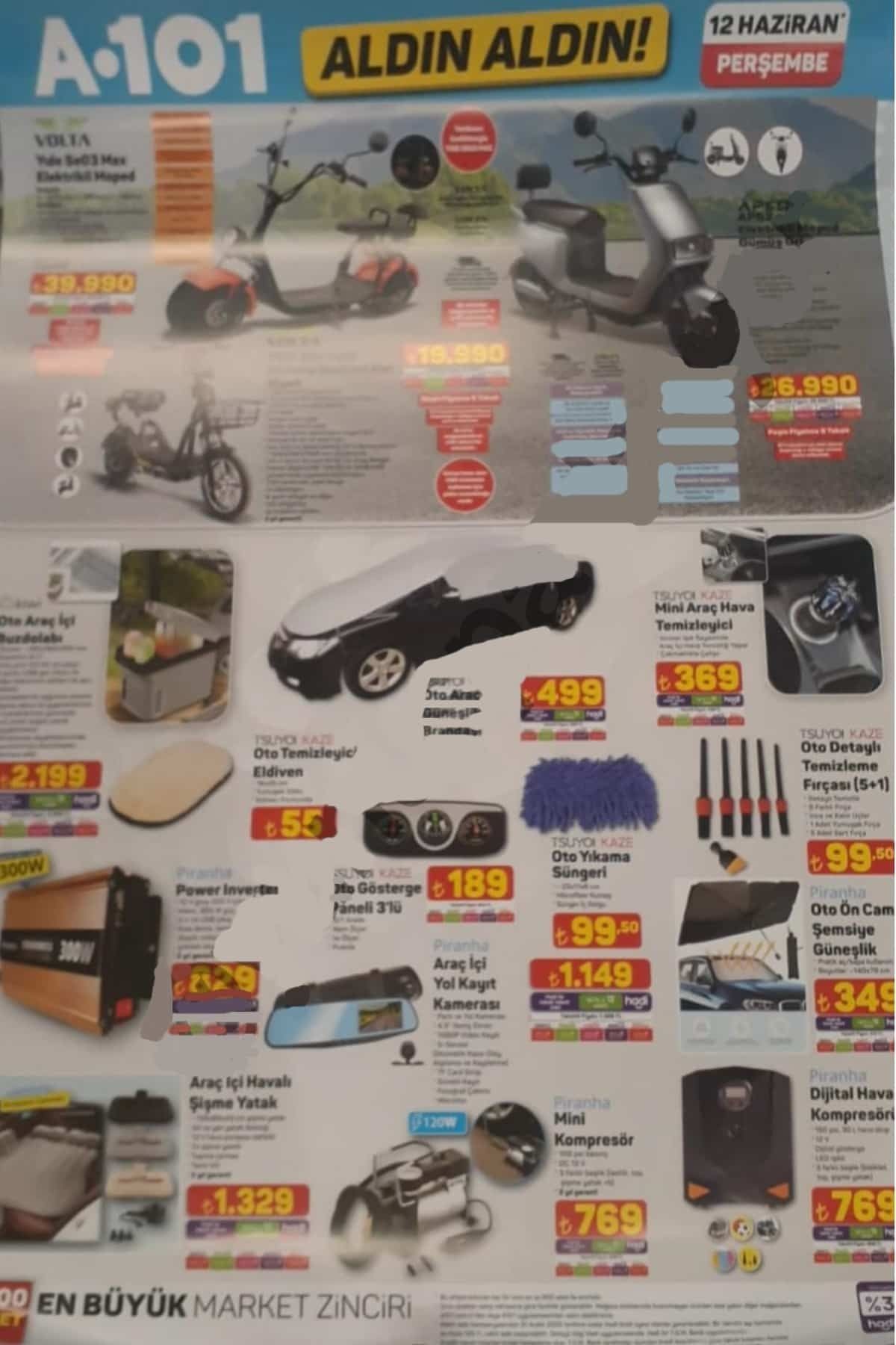 A101’e 12 Haziran Perşembe günü Elektrikli Moped geliyor! (A101 12 HAZİRAN AKTÜEL ÜRÜNLER KATALOĞU) - Sayfa 3