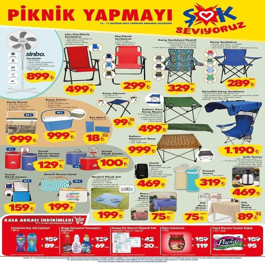 ŞOK’a bugün Kamp Termosu geliyor! (ŞOK 14-17 HAZİRAN AKTÜEL ÜRÜNLER KATALOĞU) - Sayfa 1