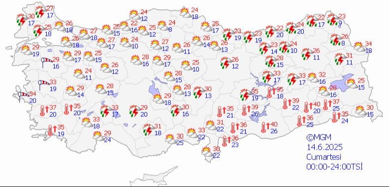 Meteoroloji'den bölge bölge uyarı: Gök gürültülü sağanak yağış geliyor - Sayfa 2