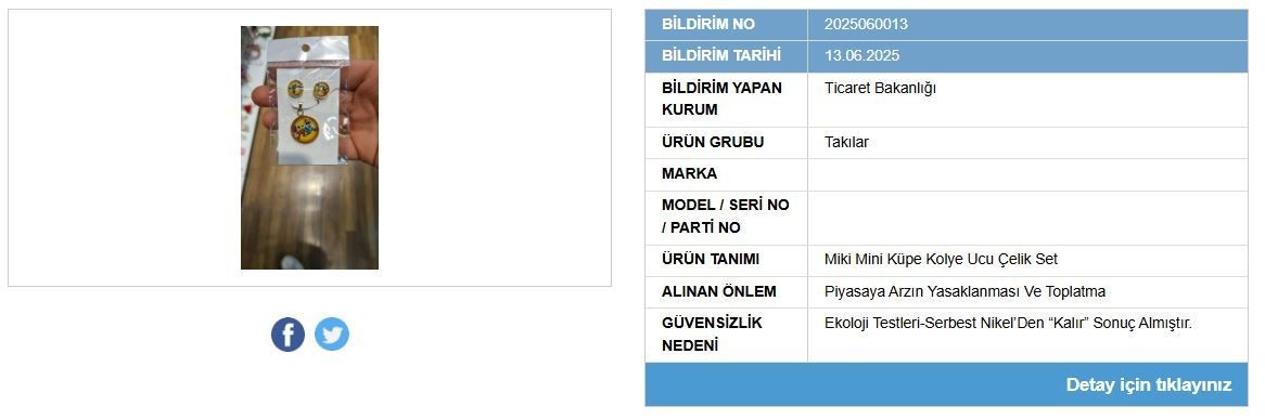 Bakanlık o ürünleri ifşa etti: Bazı aksesuar ve çocuk giyim ürünlerinin satışı yasaklandı - Sayfa 5