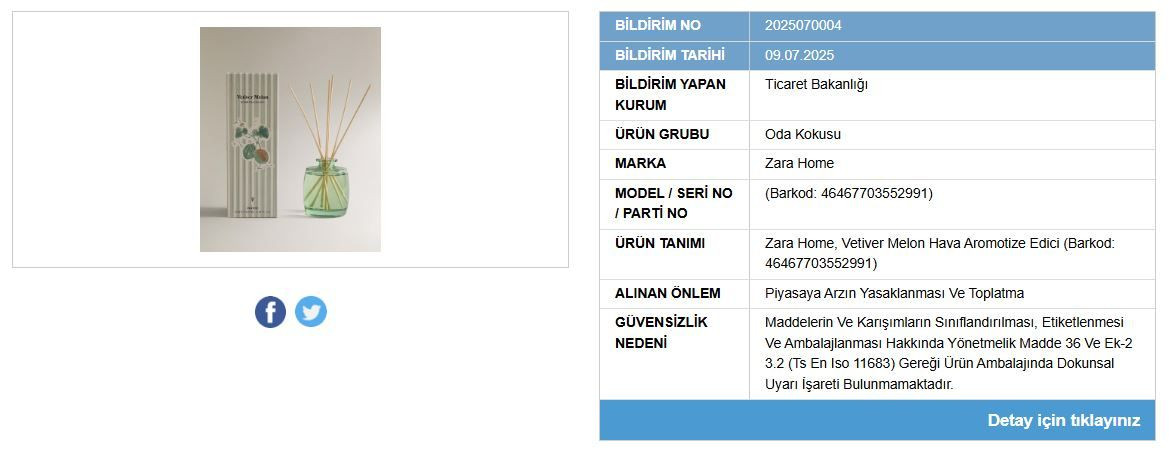 Zara Home, Mr. DIY, D&P... Bakanlık ünlü markaların ürünlerini yasakladı, piyasadan toplatılıyor - Sayfa 7