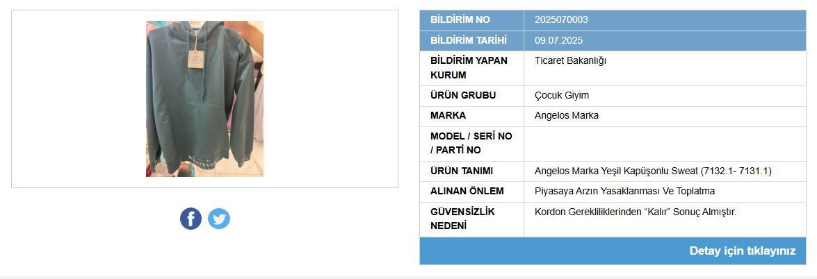 Zara Home, Mr. DIY, D&P... Bakanlık ünlü markaların ürünlerini yasakladı, piyasadan toplatılıyor - Sayfa 8