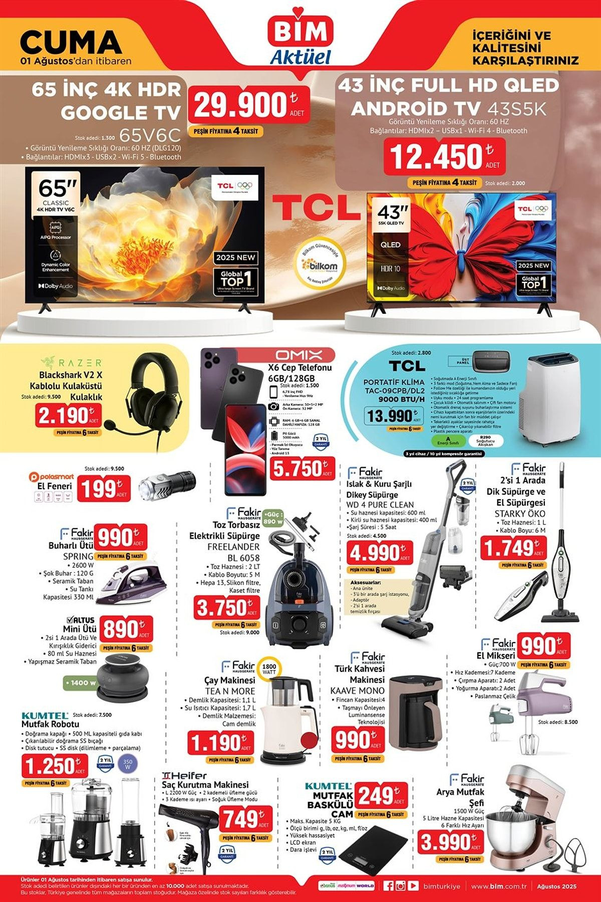 BİM'e 1 Ağustos Cuma günü Toz Torbasız Elektrikli Süpürge geliyor! (BİM 1 AĞUSTOS AKTÜEL ÜRÜNLER) - Sayfa 1