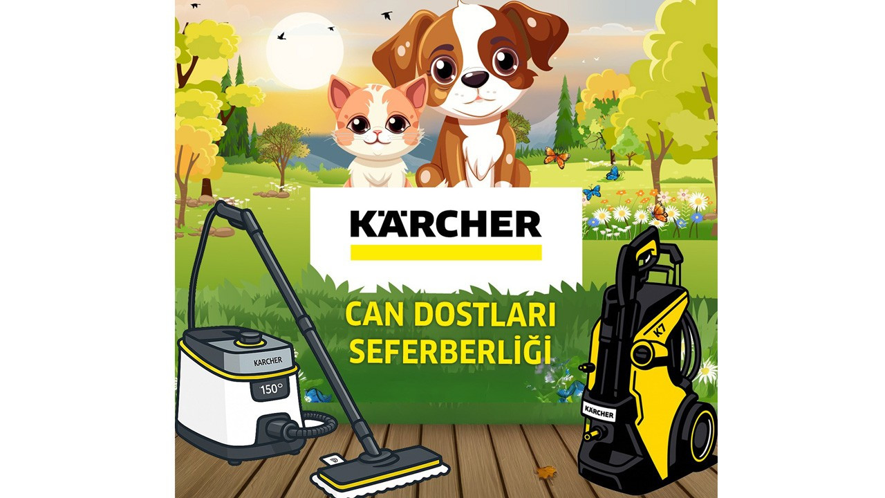 Kärcher Türkiye’den, yangınlardan etkilenen "Can Dostlar” için seferberlik