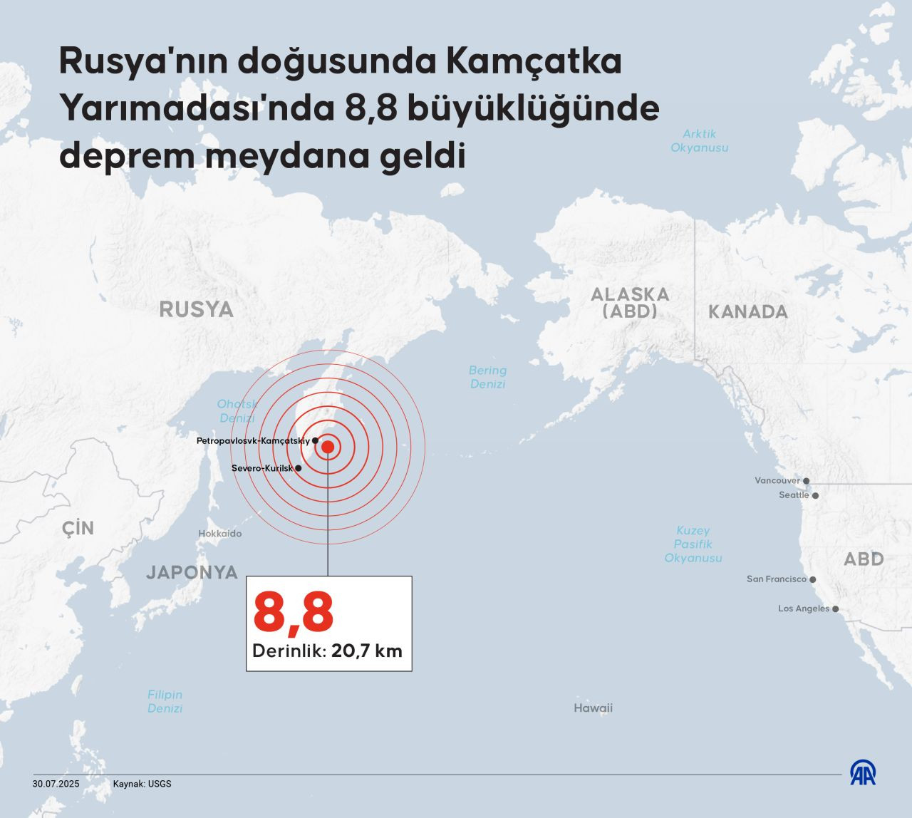 Rusya'daki 8.8'lik deprem dünyayı alarma geçirdi: Türkiye'de bu kadar büyük deprem olur mu? - Sayfa 1