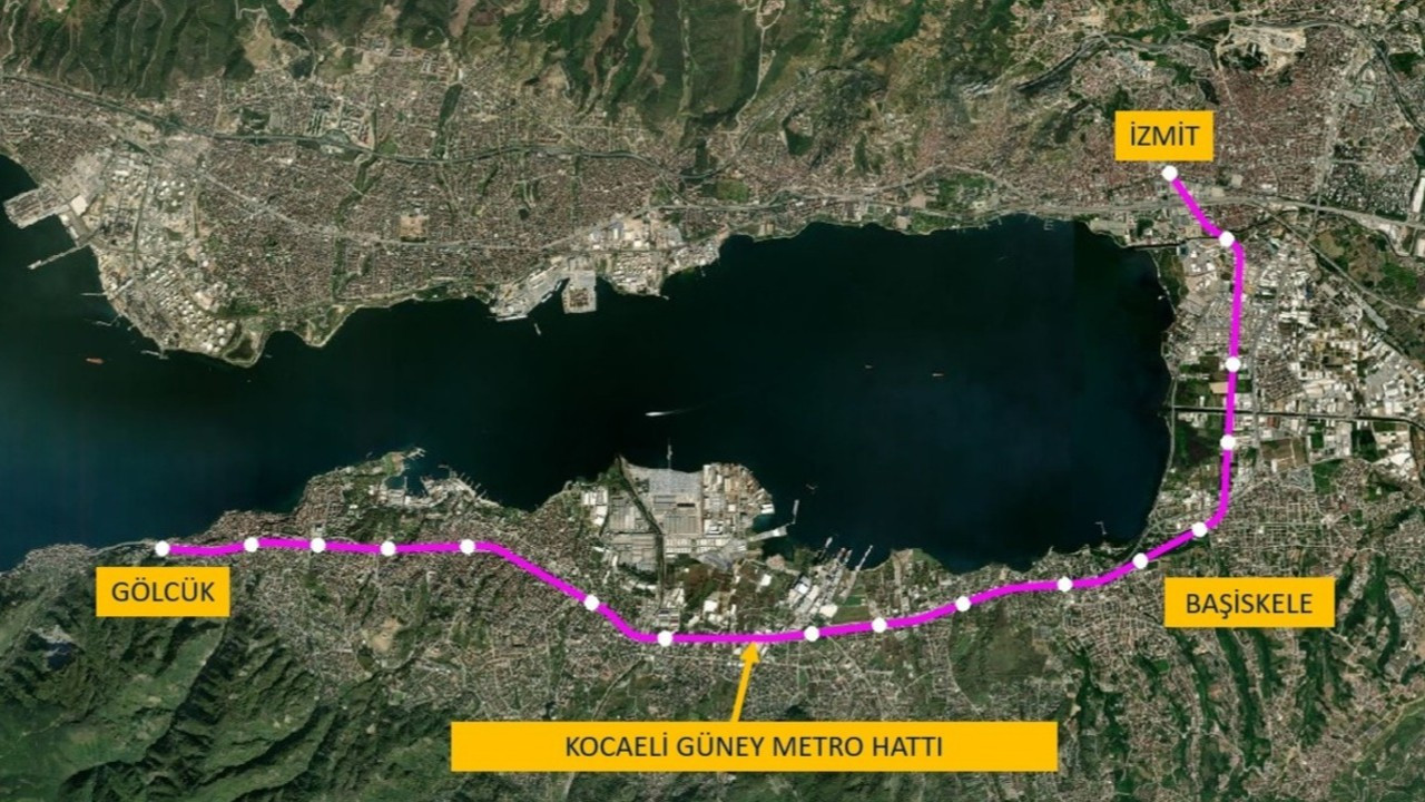 Kocaeli’de Gölcük-İzmit arası raylı sistem projesi için ihale sonuçlandı