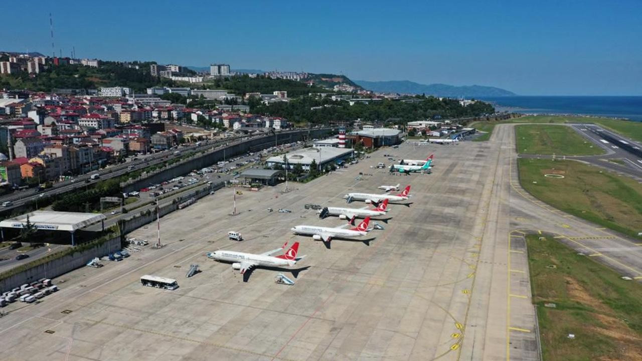 Trabzon Havalimanı uçuş trafiğine kapatıldı