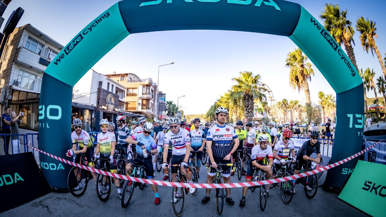 Seferihisar’da pedallar İzmir için döndü