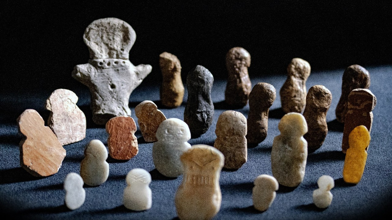 Tavşanlı Höyük'te 4 bin 500 yıllık idoller gün yüzüne çıktı