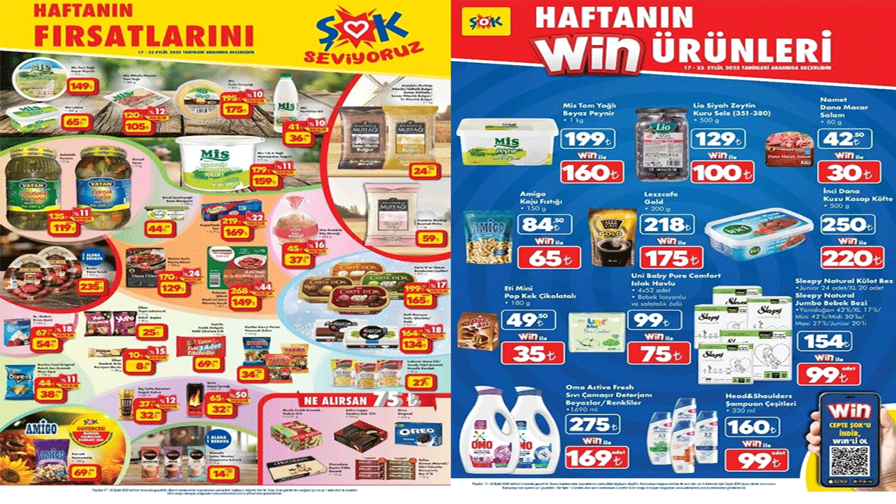 ŞOK 17-23 Eylül 2025 aktüel ürünler kataloğu yayımlandı! ŞOK markete hangi ürünler geliyor?