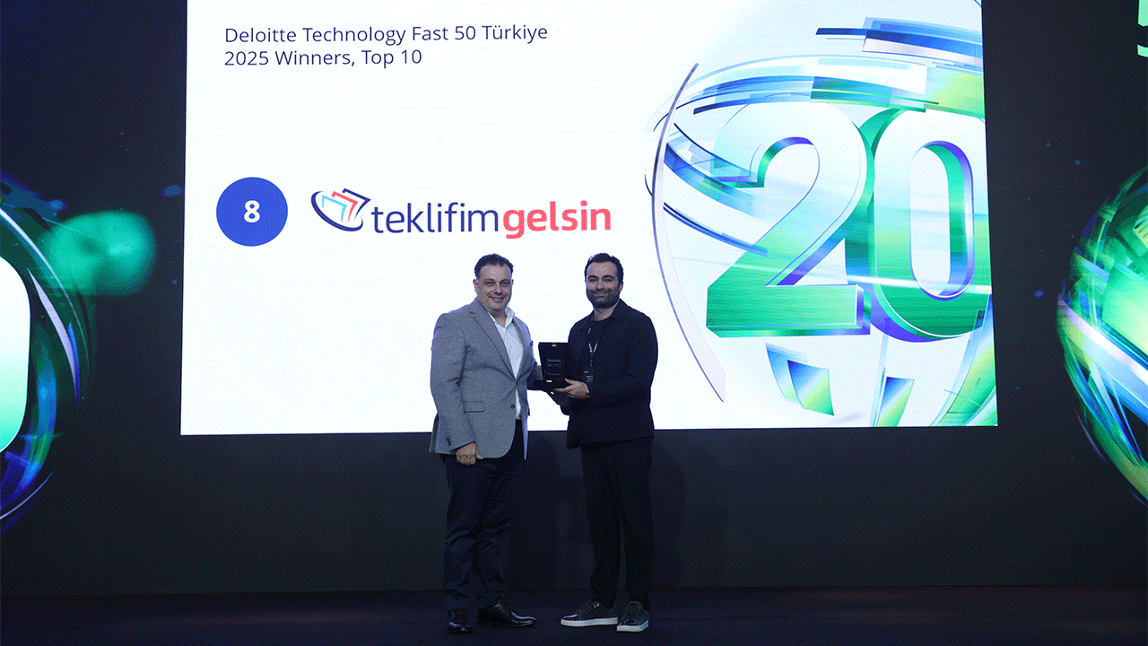 TeklifimGelsin, 2025'in en hızlı büyüyen teknoloji şirketleri arasında