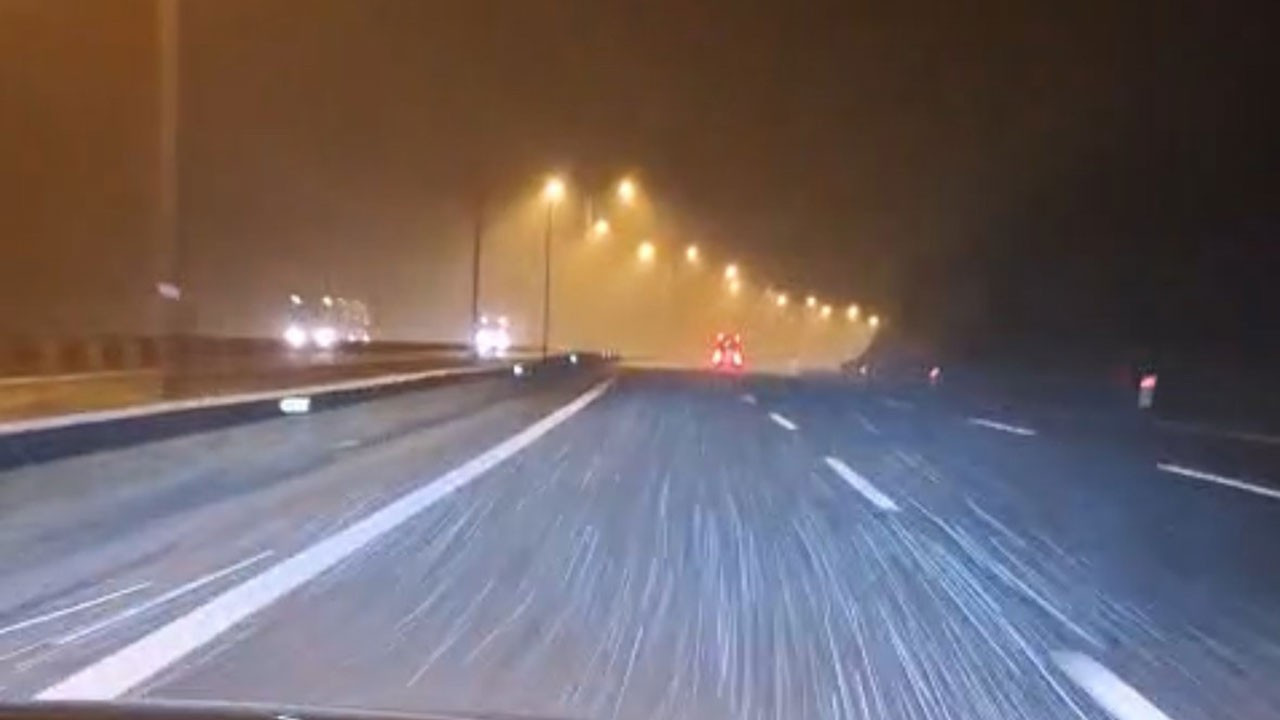 TEM’in Bolu geçişinde yoğun tipi