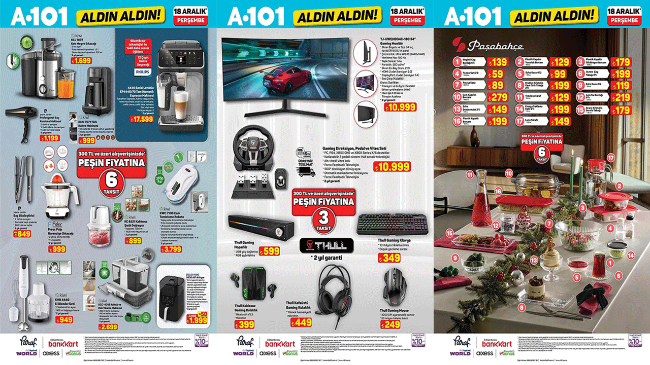 A101'e Türk Kahve Makinesi geliyor! A101 19 Aralık 2025 Perşembe aktüel ürünler kataloğu!