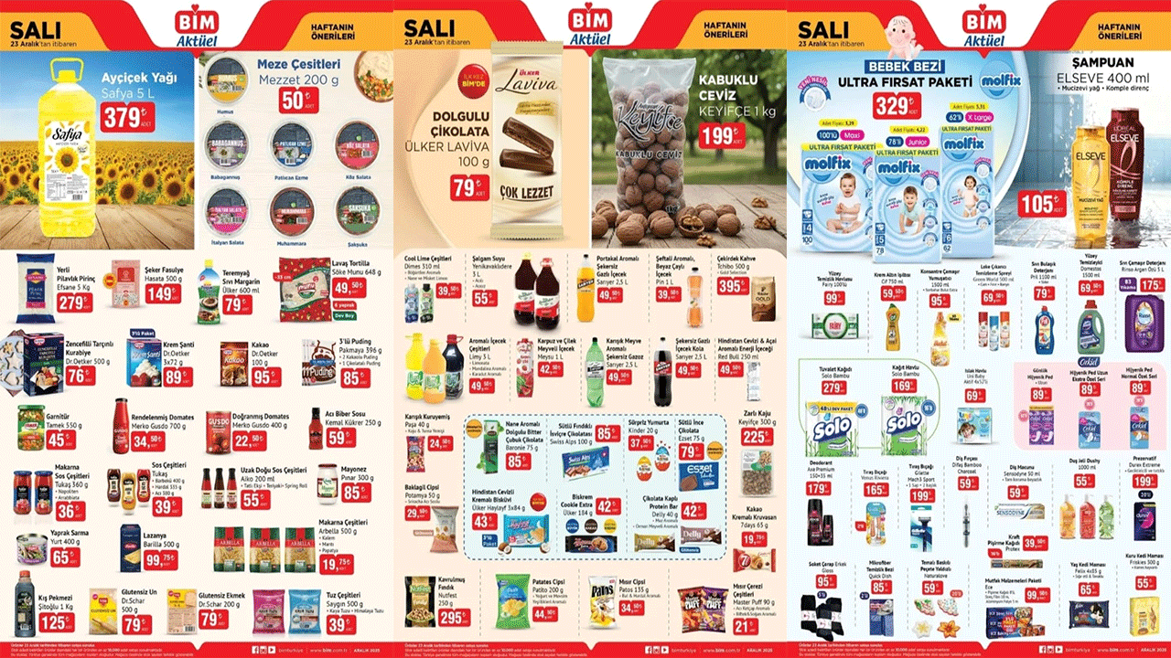 BİM market 24 Aralık Salı aktüel ürünler kataloğu yayımlandı! BİM markete hangi ürünler gelecek?