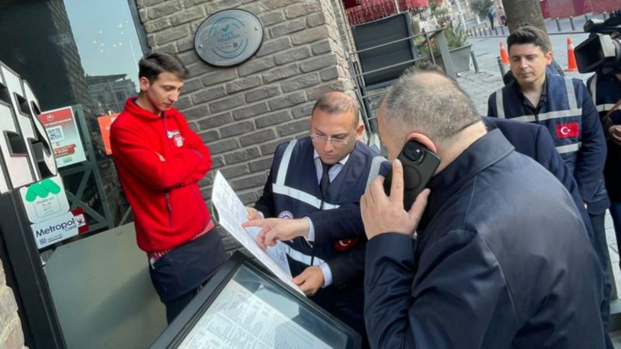 İstanbul'da restoran ve kafelere denetim: 57,5 milyon lira ceza kesildi