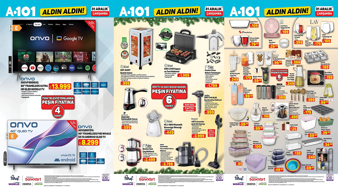 A101'e Quartz Isıtıcı geliyor! A101 31 Aralık 2025 Çarşamba aktüel ürünler kataloğu!