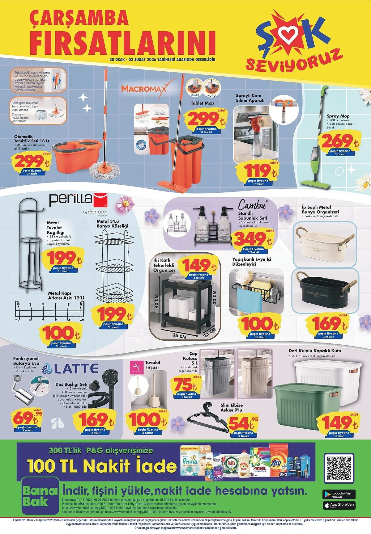 ŞOK market 28 Ocak-3 Şubat 2026 aktüel ürünler kataloğu! ŞOK’a Arzum Tea Blend Çay Makinesi geliyor! - Sayfa 4