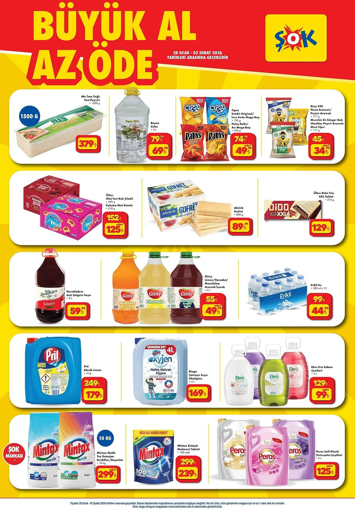 ŞOK market 28 Ocak-3 Şubat 2026 aktüel ürünler kataloğu! ŞOK’a Arzum Tea Blend Çay Makinesi geliyor! - Sayfa 7