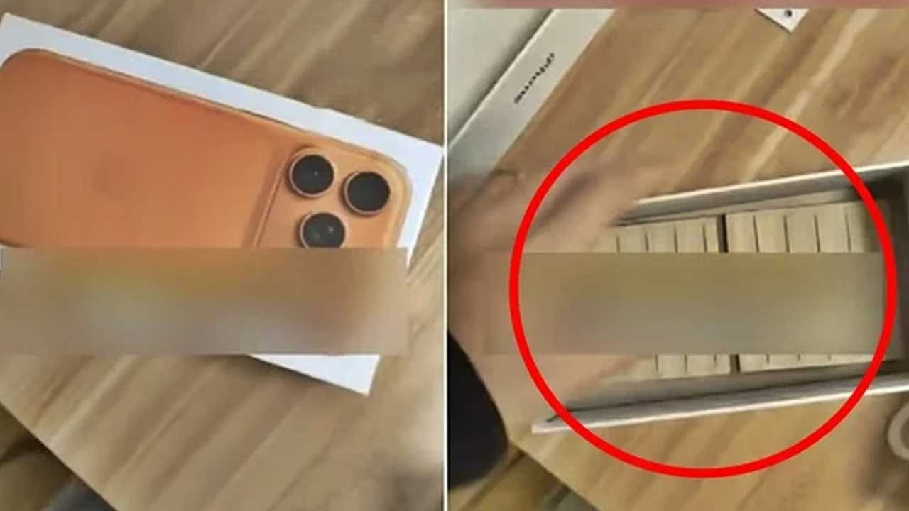 iPhone 17 Pro Max hediye edildiğini düşündü kutudan çıkanlarla hayatının şokunu yaşadı