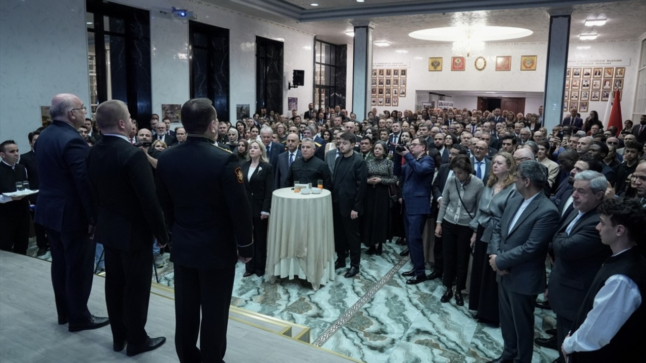 Rusya Ankara Büyükelçiliğinden Silahlı Kuvvetler Günü resepsiyonu