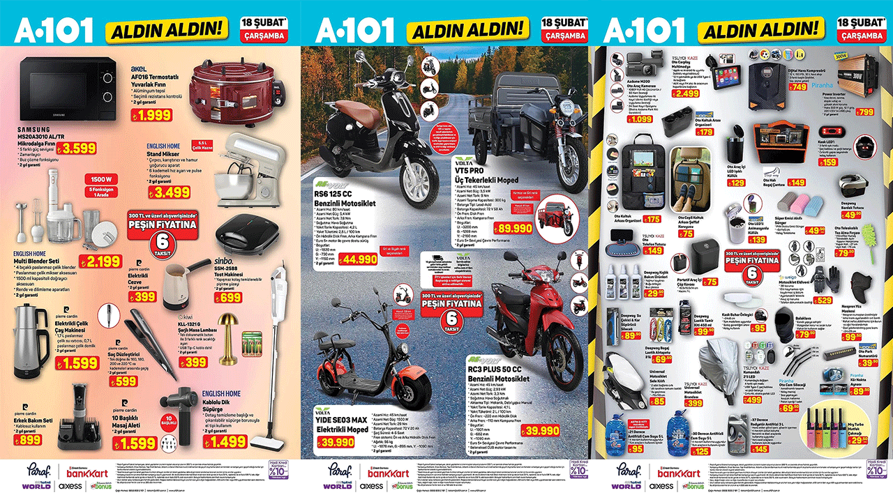 Yolların yeni hakimi A101’den: A101'e benzin derdine son veren Elektrikli Moped geldi