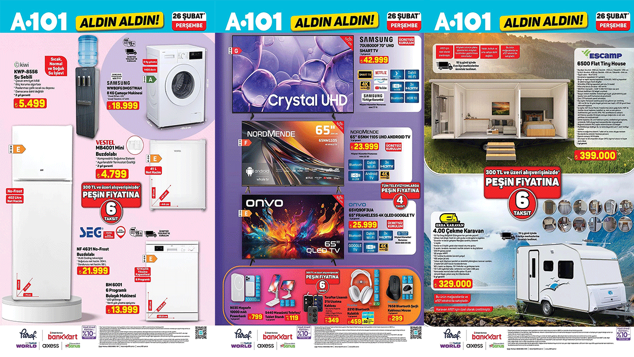 A101’e Karavan geliyor: 26 Şubat Perşembe şehirde kamp keyfi başlıyor