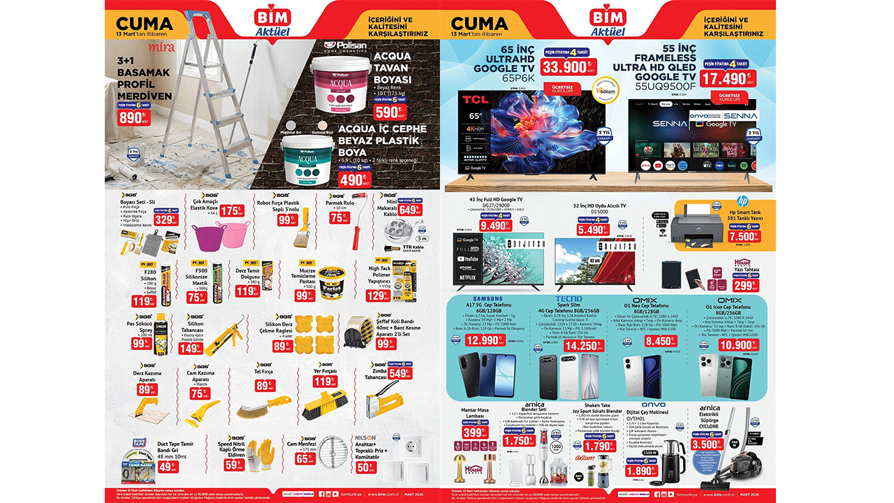 Evde sinema keyfi başlıyor: BİM’e 13 Mart Cuma Google TV geliyor!