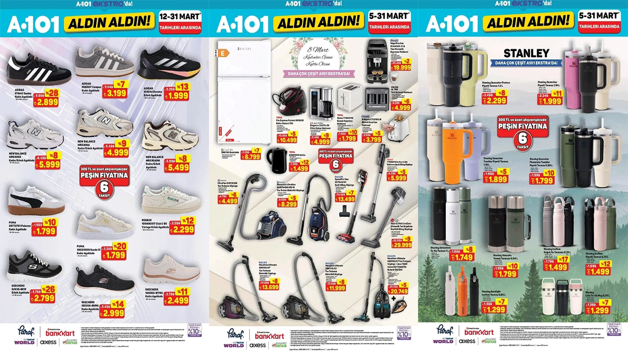 Kusursuz ısı, zamansız tasarım: Stanley termoslar 31 Mart’a kadar A101 Ekstra’da!