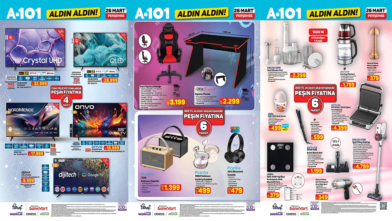 Kabloların esaretinden kurtulun! A101’e 26 Mart Perşembe Şarjlı Dikey Süpürge geliyor