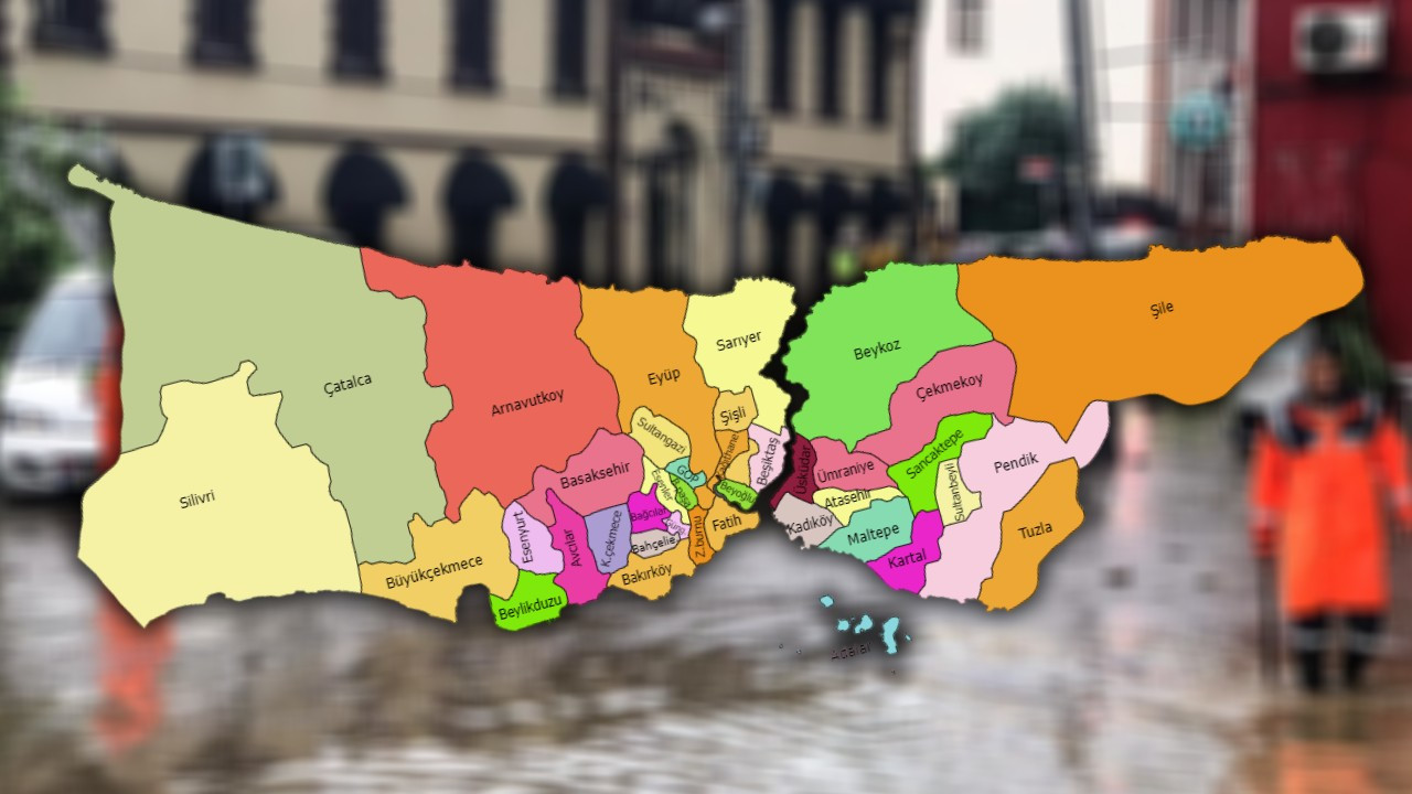 16 milyonu ilgilendiren kritik harita; Sel riskinin en yüksek olduğu ilçeler açıklandı
