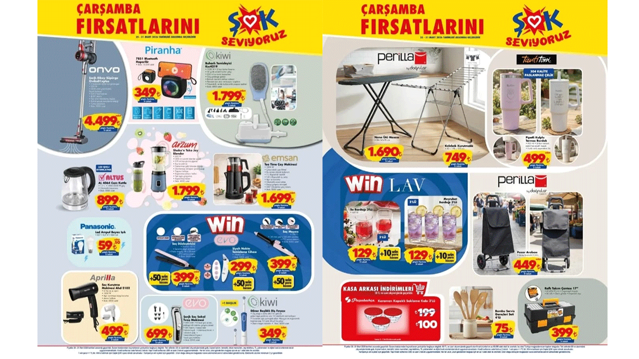 Gözle görülmeyen kirlere elveda: ŞOK’a 25 Mart Çarşamba Buharlı Temizleyici geliyor!