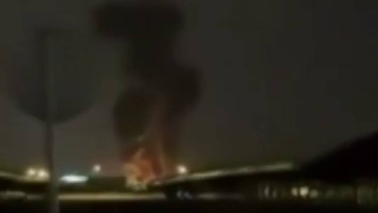 Kuveyt Uluslararası Havalimanı’na İHA saldırısı (Video)