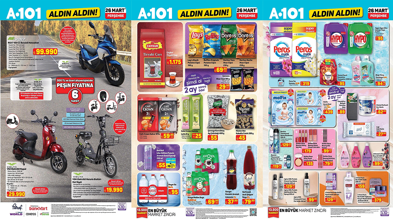 Benzin derdine son: A101’e bugün Elektrikli Moped geliyor!