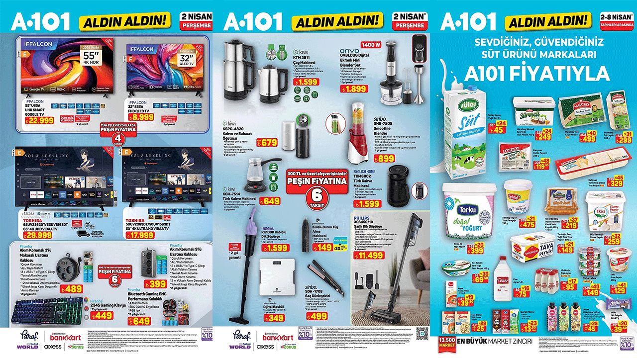 Tozla mücadelede bir numara: Philips Şarjlı Dik Süpürge 2 Nisan Perşembe A101 mağazalarında!