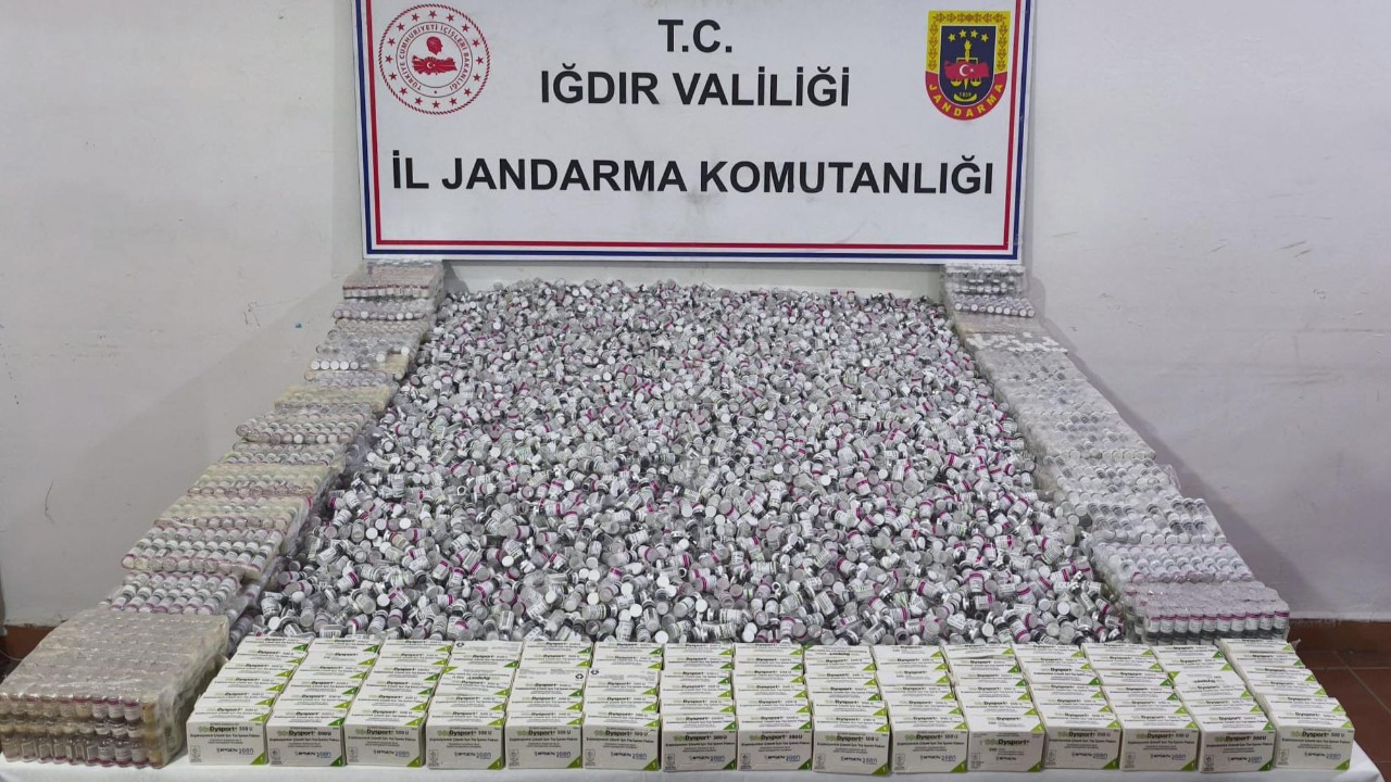 Piyasa değeri 56 milyon TL: 12 bin 600 adet kaçak botoks ilacı ele geçirildi