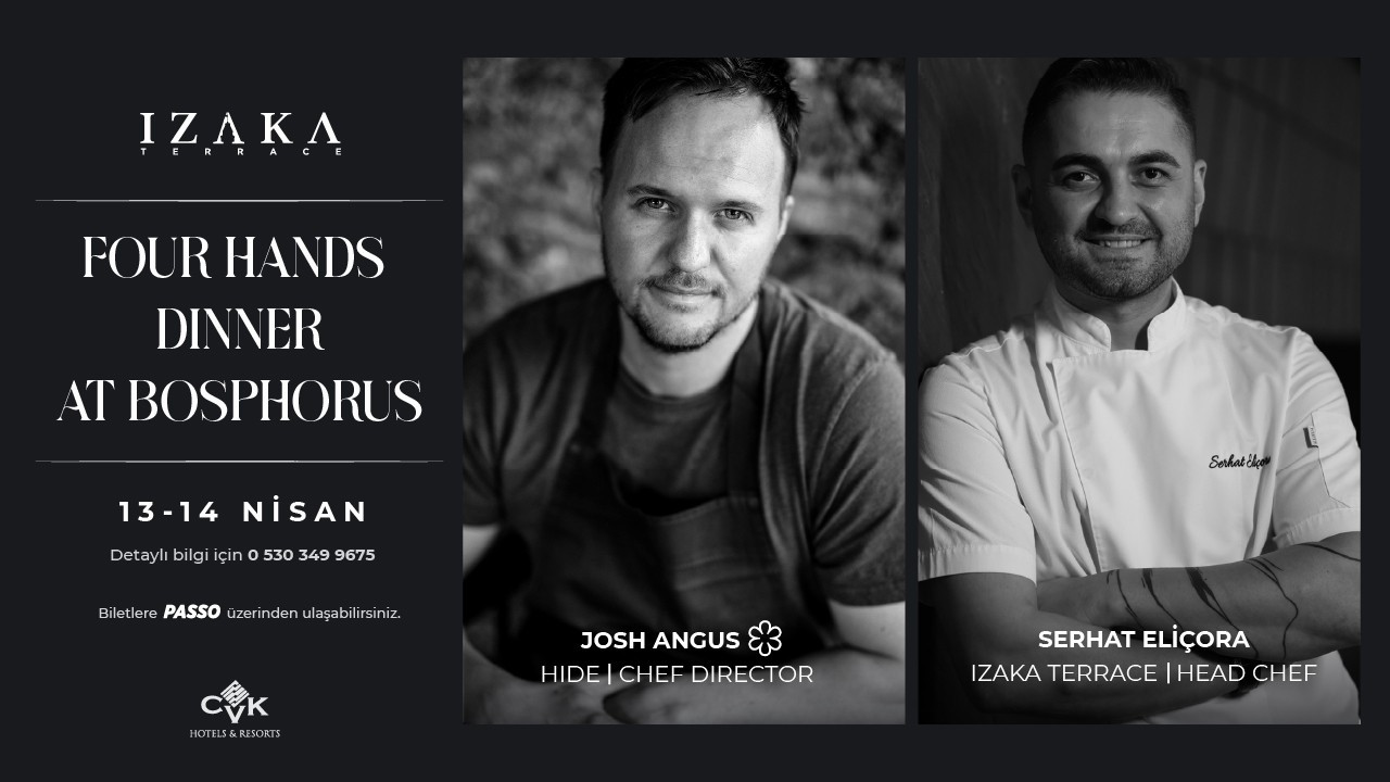 Izaka Terrace’ta iki şefin imza lezzetleri aynı masada