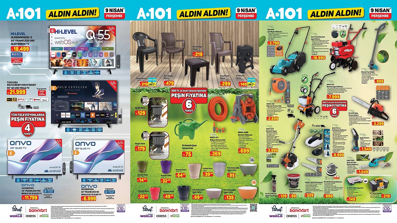 Bahçeniz yeniden doğuyor: A101’e 9 Nisan Perşembe Elektrikli Çim Biçme Makinesi geliyor!