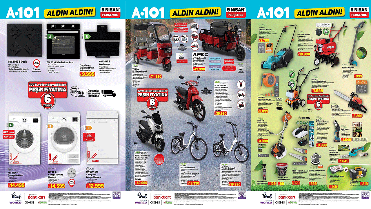 Şehir trafiğinde yeni nesil çözüm: A101’e 9 Nisan Perşembe Elektrikli Bisiklet geliyor!
