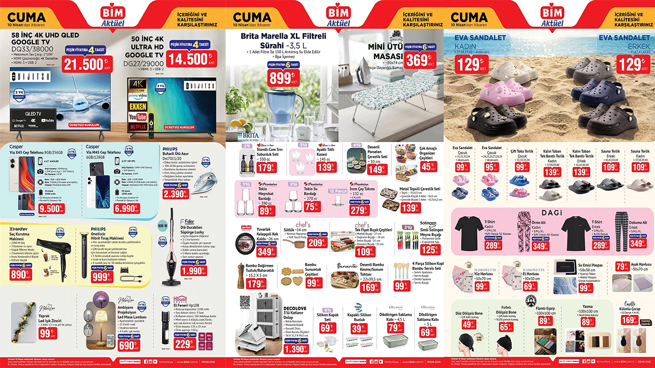 Ev temizliğinde Alman teknolojisi: Fakir Dik Durabilen Süpürge 10 Nisan Cuma Bim mağazalarında!