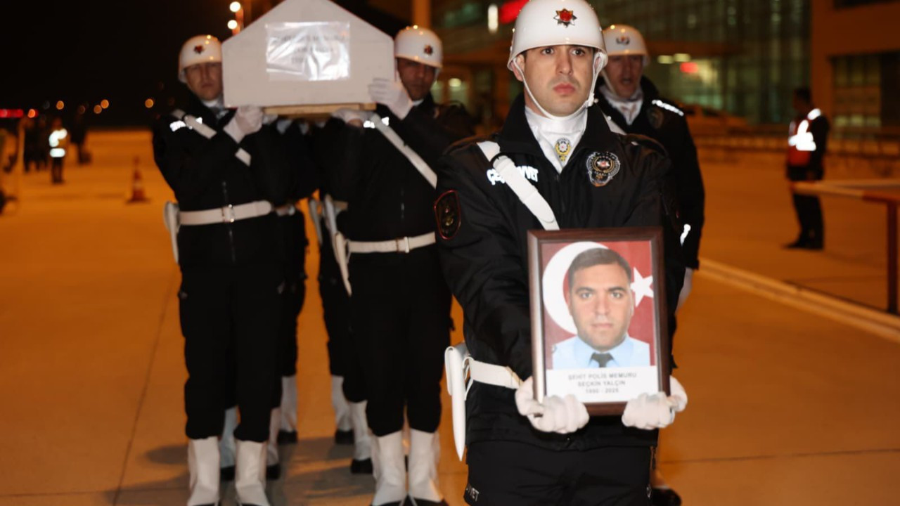 Şehit polis Seçkin Yalçın’ın cenazesi, memleketi Elazığ’a getirildi