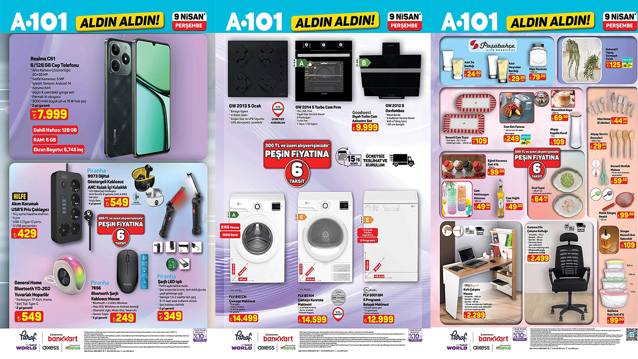 Su faturasını düşüren teknoloji: A101’e bugün Bulaşık Makinesi geliyor!