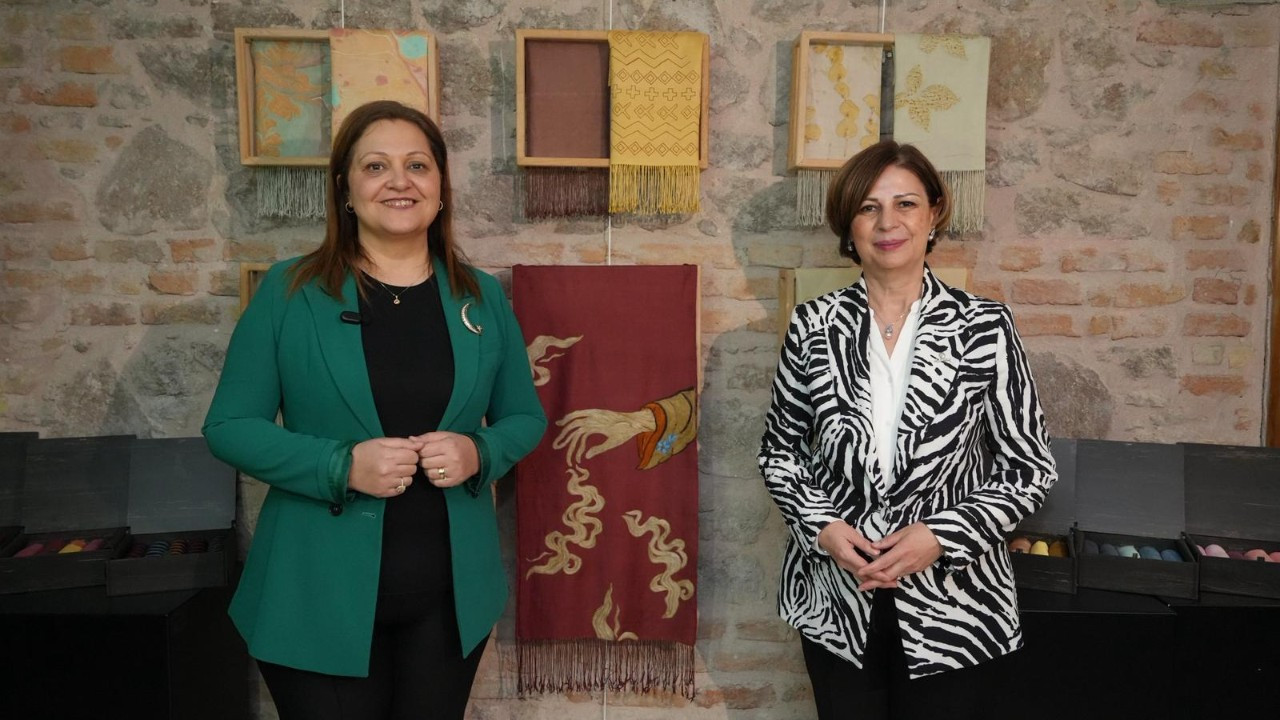 Kadın başkanlar Efsanelerle ipek sergisinde buluştu