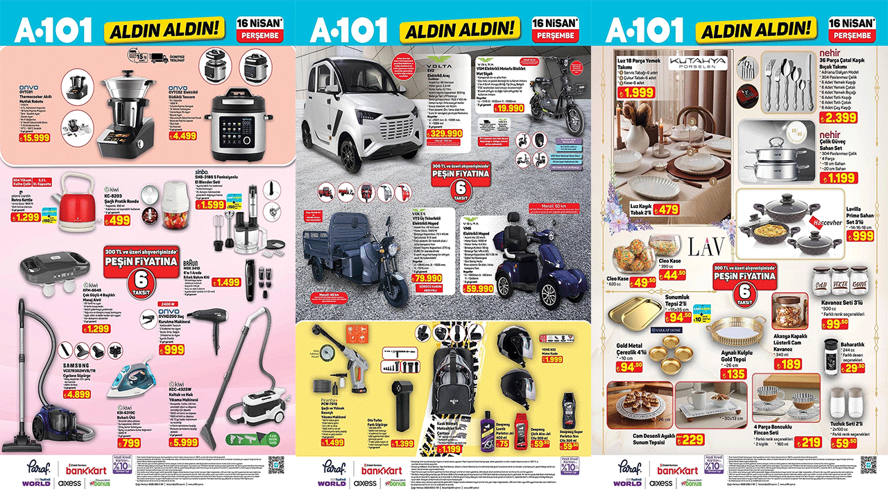 Evde profesyonel temizlik devri: A101’e 16 Nisan Perşembe Koltuk ve Halı Yıkama Makinesi geliyor!