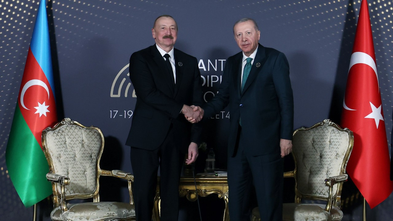 Erdoğan, Azerbaycan Cumhurbaşkanı Aliyev ile görüştü