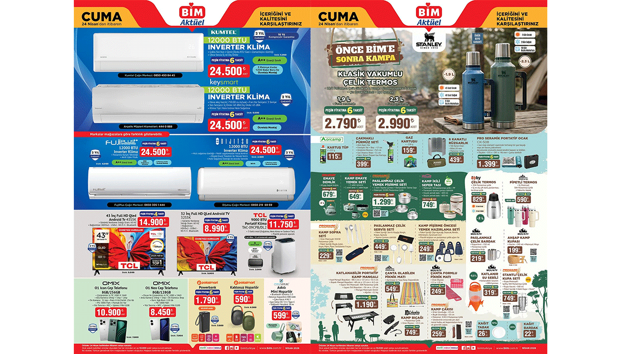 BİM’den 24 Nisan Cuma bombası: Stanley Termos bekleyenlere müjde, fiyatı görenler mağazaya koşacak!