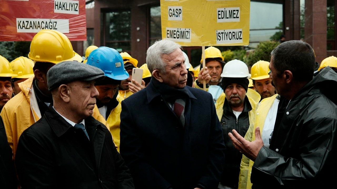 Mansur Yavaş'tan açlık grevindeki madencilere ziyaret