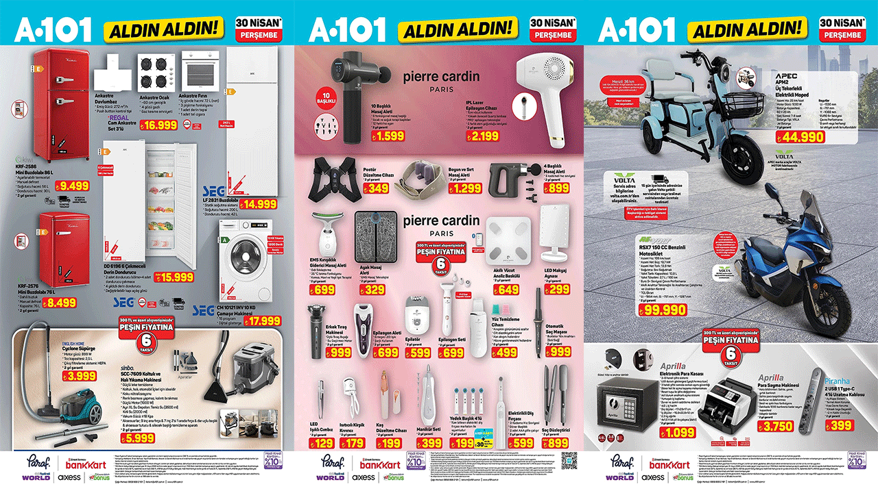 Evinizde maksimum güvenlik: A101’e 30 Nisan Perşembe Elektronik Para Kasası geliyor