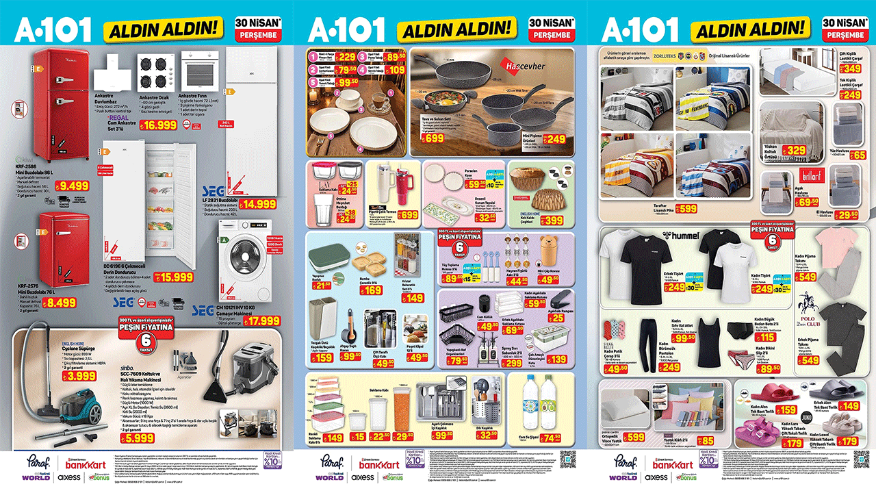 Fiyatı gören A101’e koşacak: 30 Nisan Perşembe 5 Çekmeceli Dondurucuda büyük fırsat!