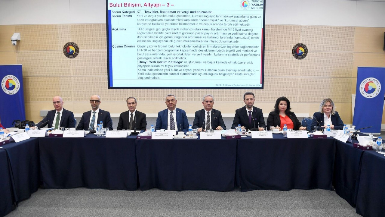 Yazılım sektörünün geleceği TOBB’da masaya yatırıldı