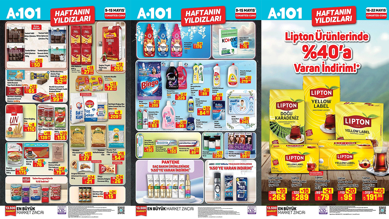 A101 Haftanın Yıldızları Kataloğu yayımlandı: Gıdadan deterjanlara dev indirimler bugün A101’de!